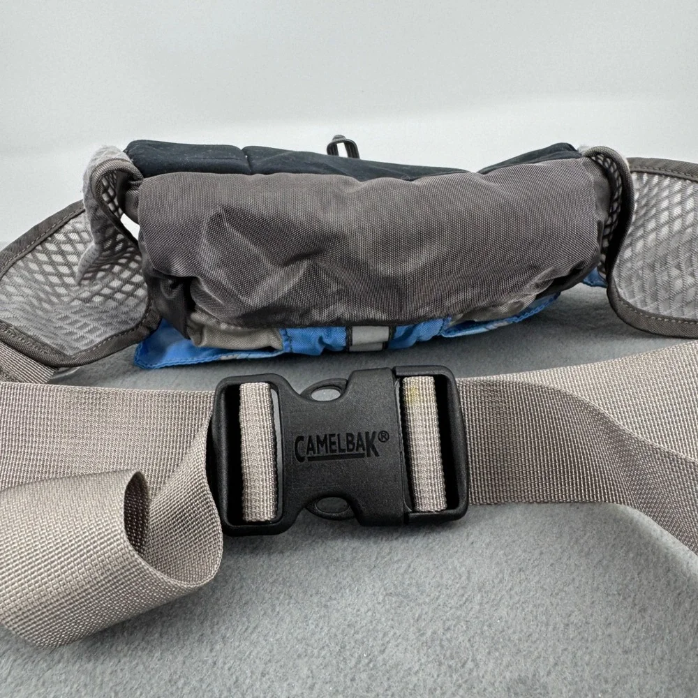 Vintage CamelBak FlashFlo Hydration Waist Pack Blue Hiking Fanny Bag No Bladder